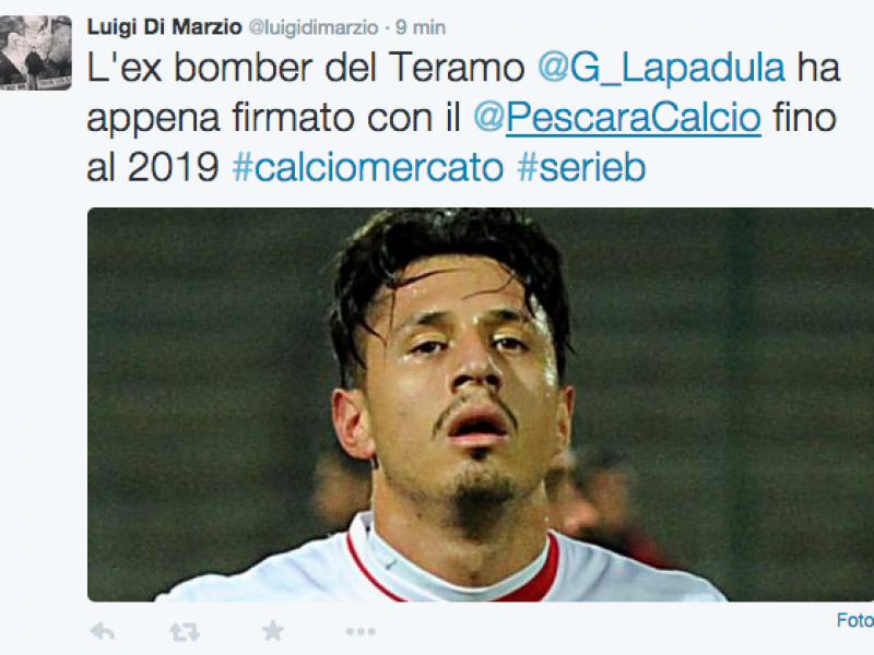 Lapadula ha firmato: è del Pescara, foto 2