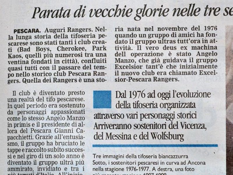 35 ANNI DI PASSIONE RANGERS, foto 2