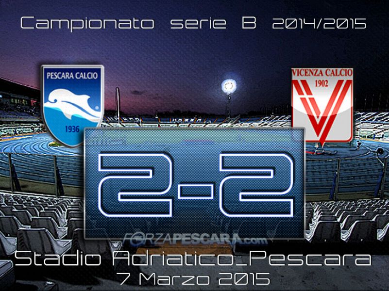 Pescara vs Vicenza 2 a 2, foto 1