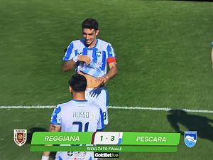 Reggiana-Pescara 1-3 FINALE