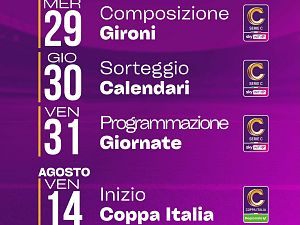 Svelate le date dei sorteggi e calendari della Serie C