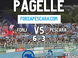 Forlì-Pescara 6-3: le pagelle