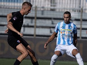 Prosegue la preparazione dei biancazzurri in vista della gara con lo Spezia