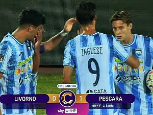 Livorno-Pescara 0-1 FINALE